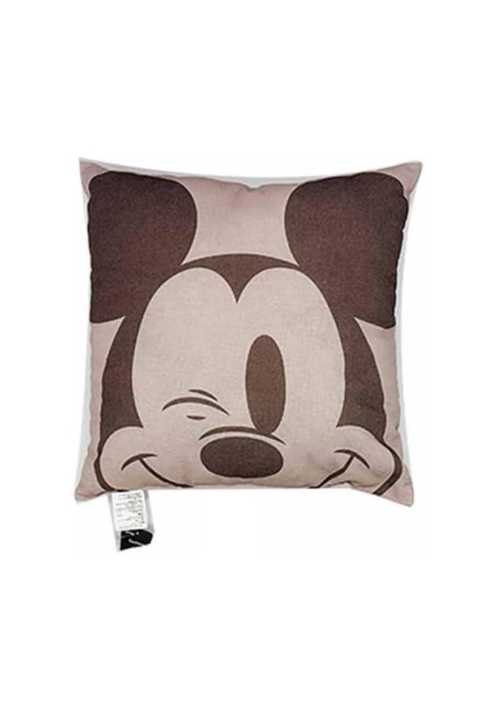 Mickey Mouse Face Cushion | Gray | 80cm | Soft Plush Pillow for Kids Room & Home Décor